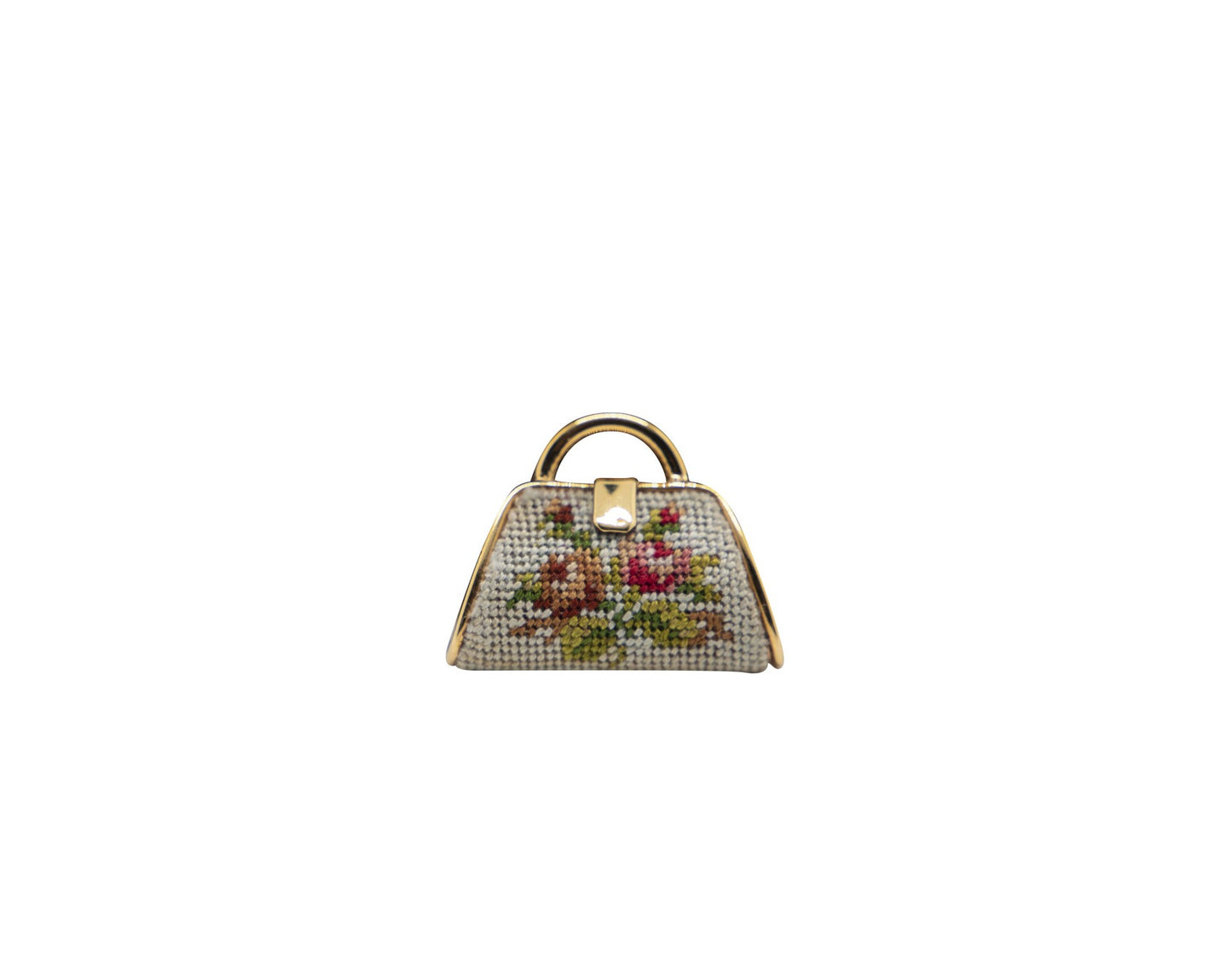 Gobelin-Tasche Brosche