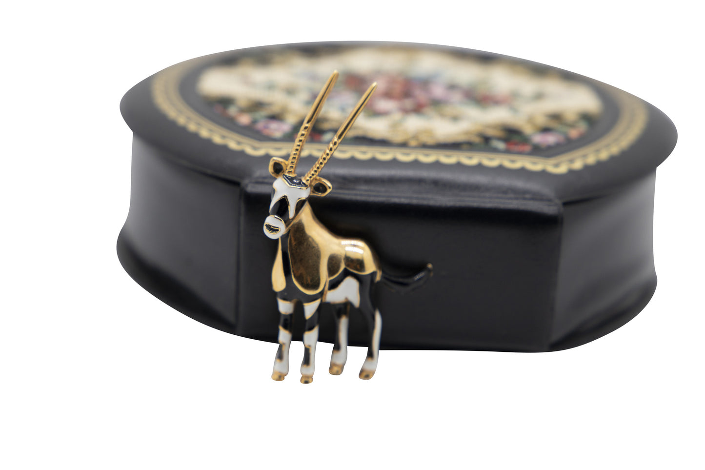 Vintage Brosche Gazelle / Antilope